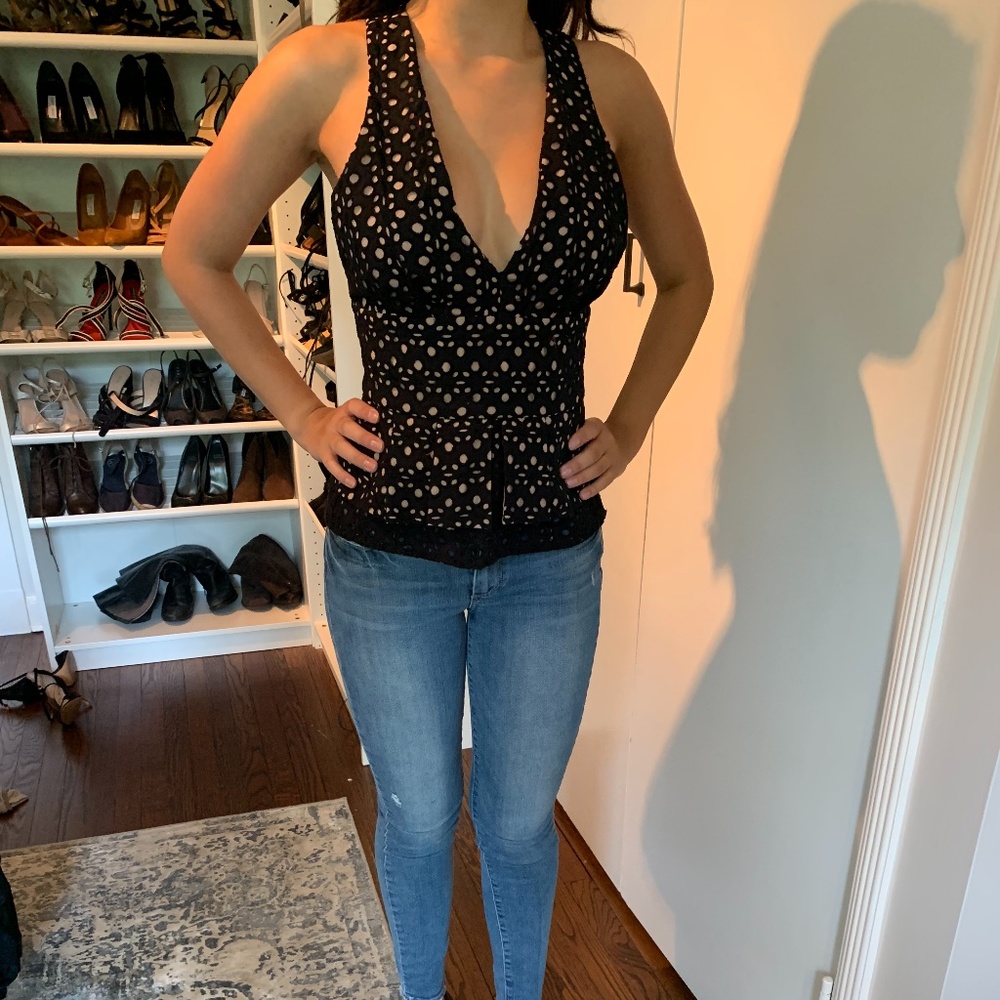 BCBG Lace Top